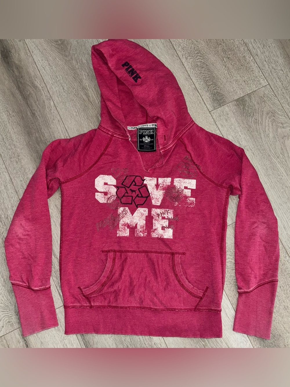 Victoria's Secret PINK Hoodie in Raspberry Pink